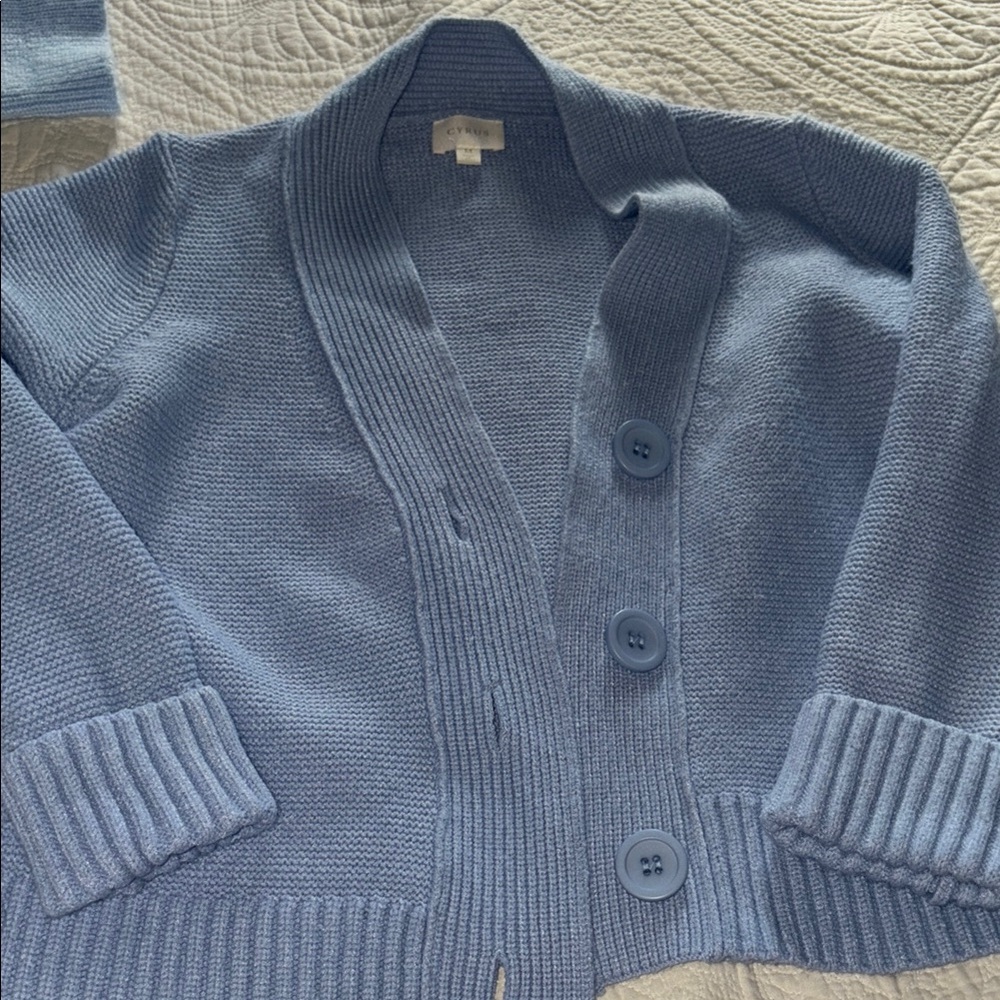 Cyrus Gray Knit Sweater